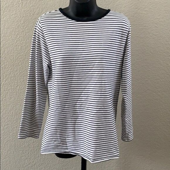 PENDLETON Tall Striped Long Sleeve Shirt Top - Picture 2 of 8